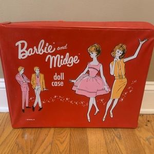 1963 Barbie and Midge Doll Case